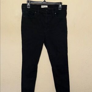 Madewell 9” high rise skinny Black Women's Jeans